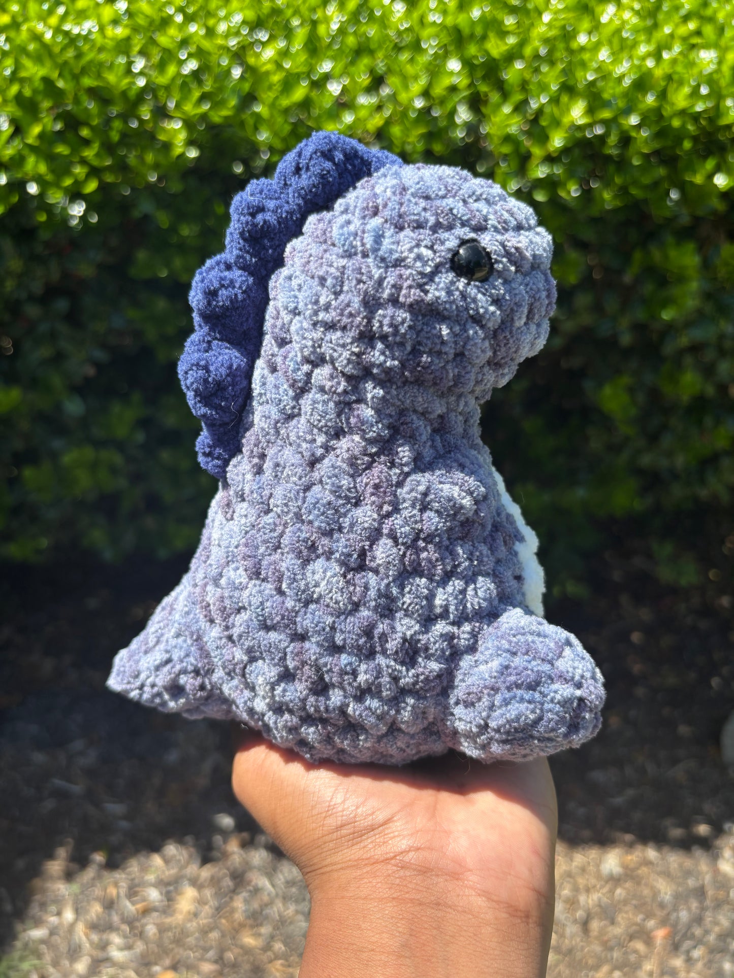Blue Chubby Dino