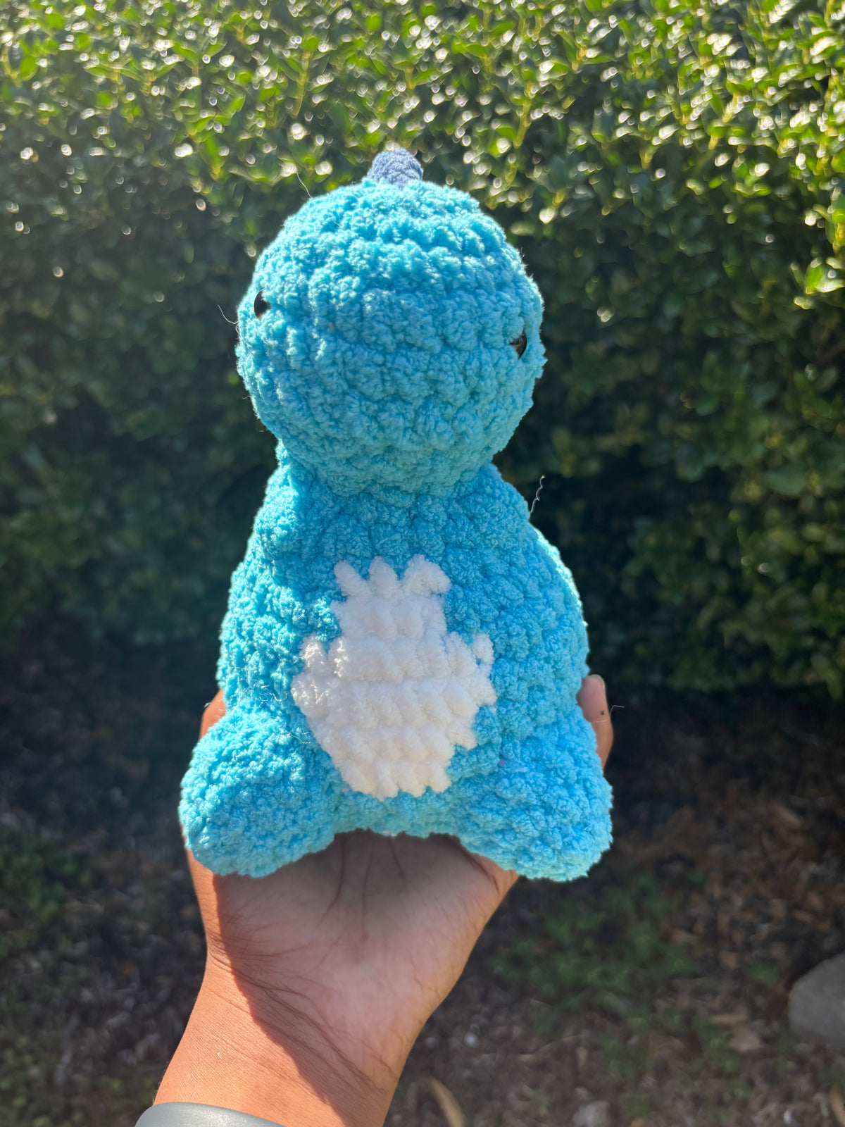 Electric Blue Chubby Dino
