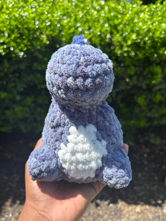 Blue Chubby Dino