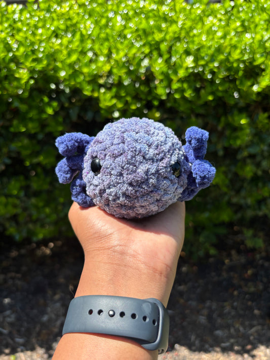Navy Blue & Mystical Blue Axolotl
