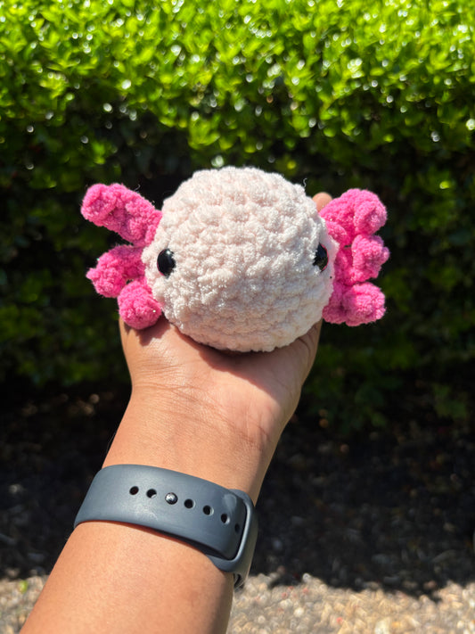 Hot Pink & Light Pink Axolotl