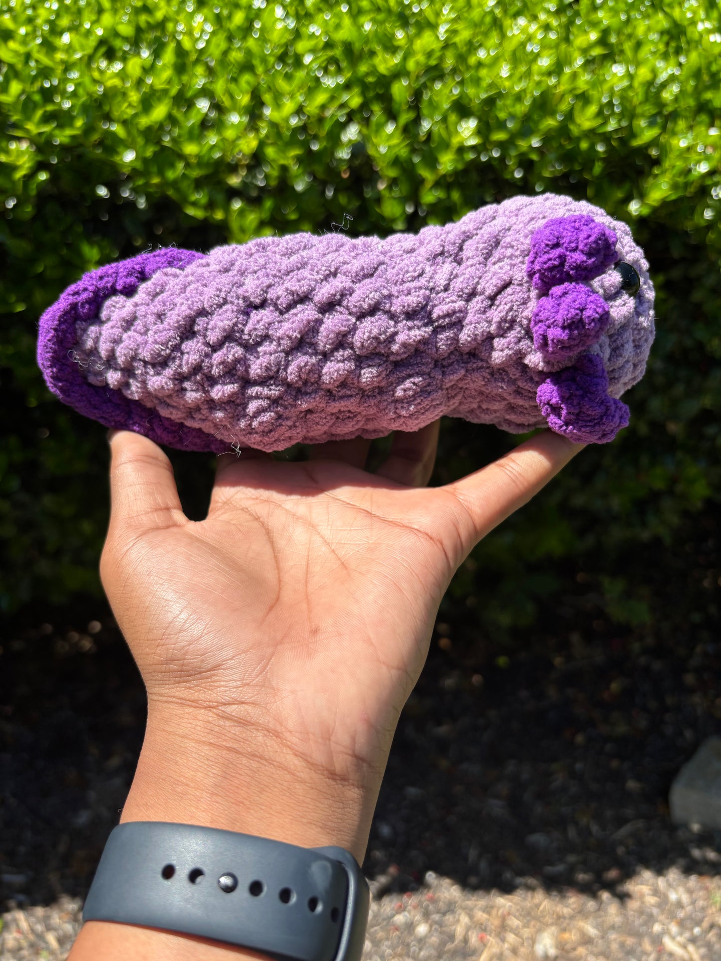 Dark Purple & Lavender Axolotl